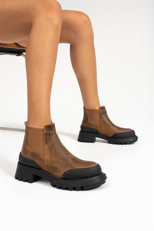 Hammer Jack Sanow Taba Crazy Hakiki Deri Kadın Bot