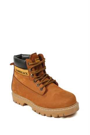 Hammer Jack Hakiki Deri Tarçın Nubuk Kadın Bot 