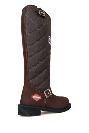 Harley-Davidson Loconia Hi 646 Dark Brown Nubuk Kadın Çizme