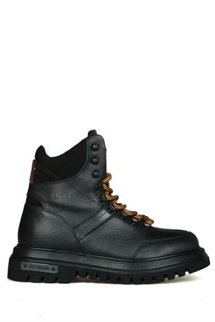 Harley Davıdson Stein Siyah Hakiki Deri Erkek Bot 