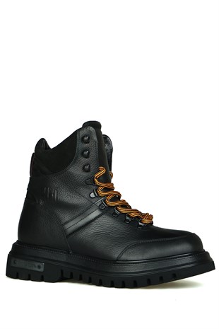 Harley Davıdson Stein Siyah Hakiki Deri Erkek Bot 