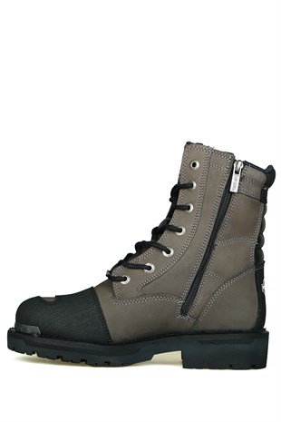 Harley Davıdson Riddick Gri Nubuk Kadın Bot 