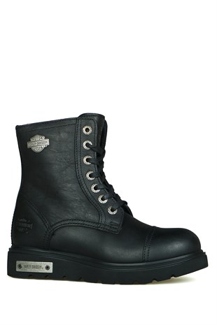 Harley Davıdson Tums Siyah Kadın Bot 