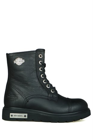 Harley Davıdson Tums Siyah Kadın Bot 