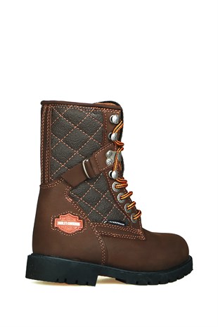 Harley Davıdson Worker Kahverengi Çocuk Bot 