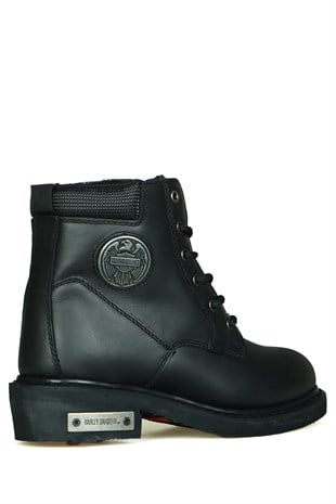 Harley Davıdson Jim Siyah Deri Kadın Bot 