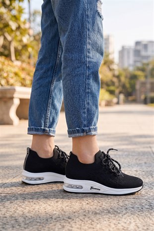 Hammer Jack Solevia Kadın Siyah Günlük Ayakkabı