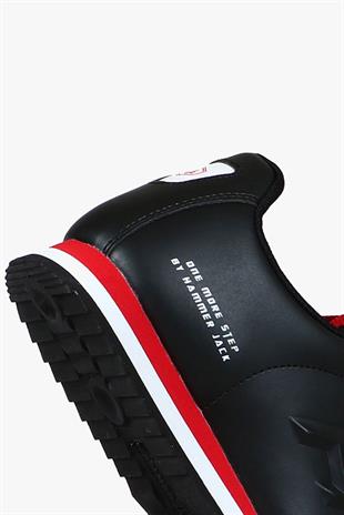 Hammer Jack Pico New Siyah Kırmızı Kadın Spor Ayakkabı