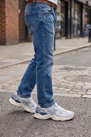 Hammer Jack Banksy Erkek Gümüş Spor Ayakkabı