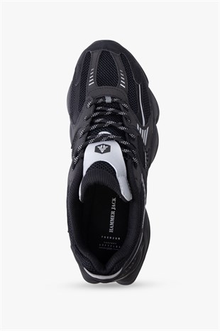 Hammer Jack Banksy Erkek Siyah Spor Ayakkabı