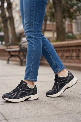 Hammer Jack Hamlet Erkek Siyah Beyaz Spor Ayakkabı