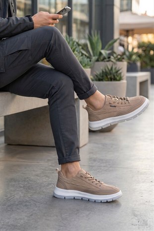 Hammer Jack Rizzi Erkek Bej Günlük Ayakkabı