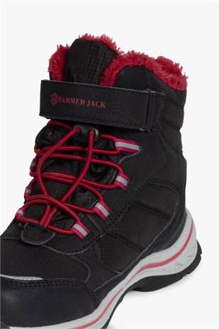 Hammer Jack Moreno Su Geçirmez Siyah Outdoor Çocuk Bot 