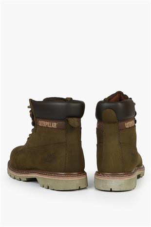 Caterpillar Colorado Hakiki Deri Olive Nubuk Erkek Bot