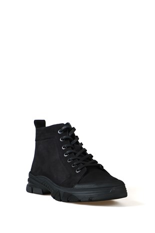 Hammer Jack Pisa Hakiki Deri Siyah Torje Outdoor Erkek Bot 