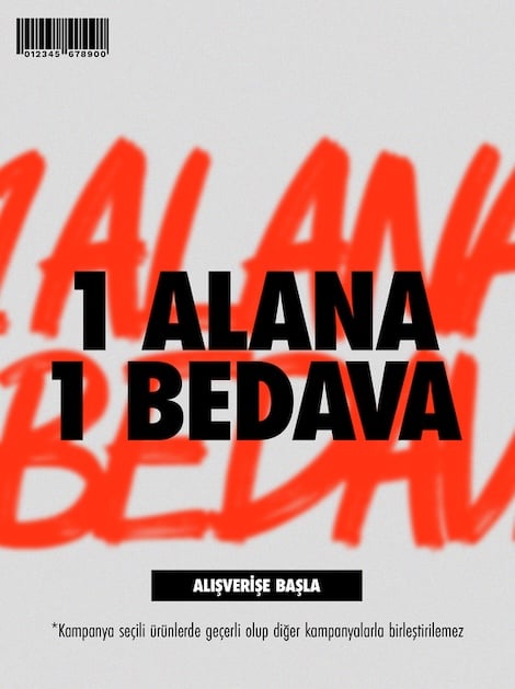 1 Alana 1 Bedava