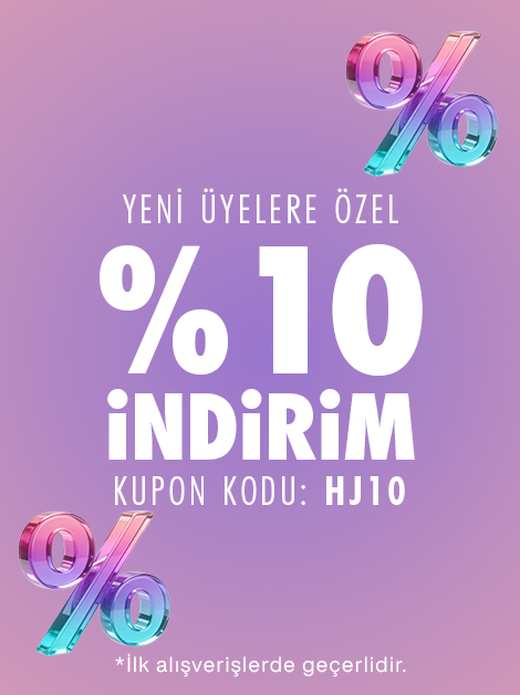 Yeni Üyelere Özel İlk Alışverişte %10 İndirim