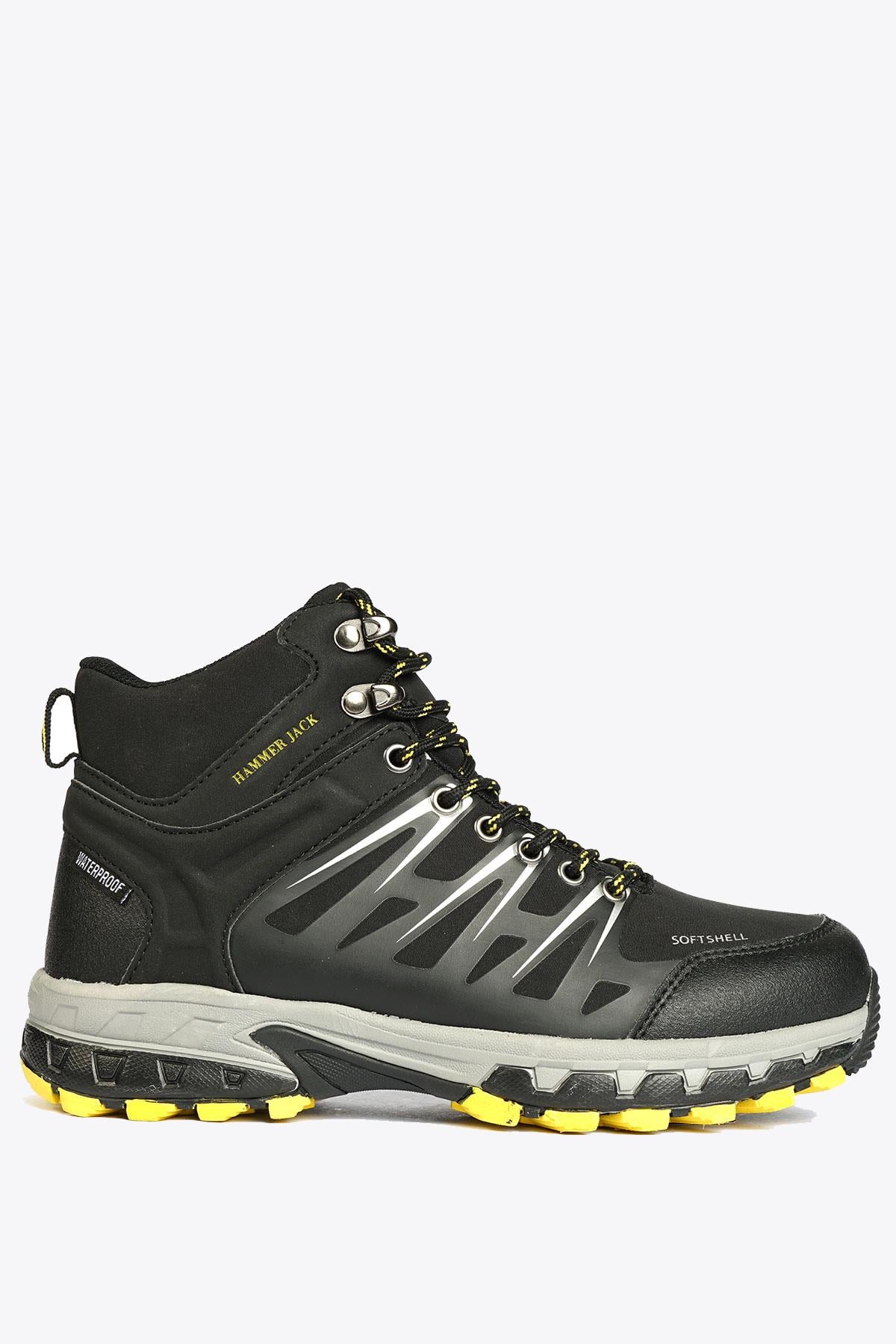 Hammer Jack Garson Boot Su Geçirmez Siyah-Sarı Outdoor  Unisex Bot | 102 19900-G-11433