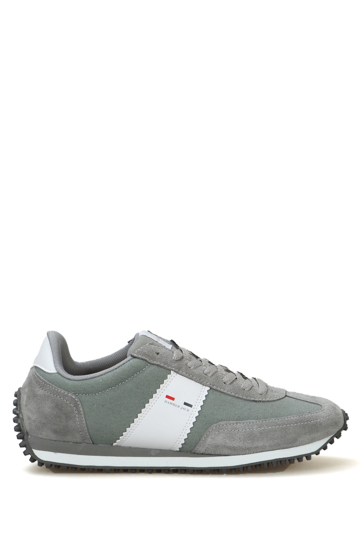 Hammer Jack Hakiki Deri Pontos Gri Erkek Sneaker Ayakkabı Hammer Jack