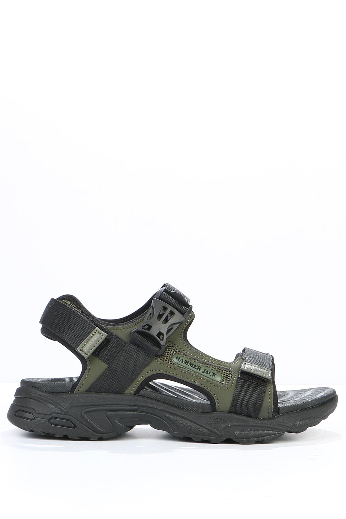 Hammer Jack Haki Erkek Terlik Sandalet 101 24088-M | 101 24088-M-153