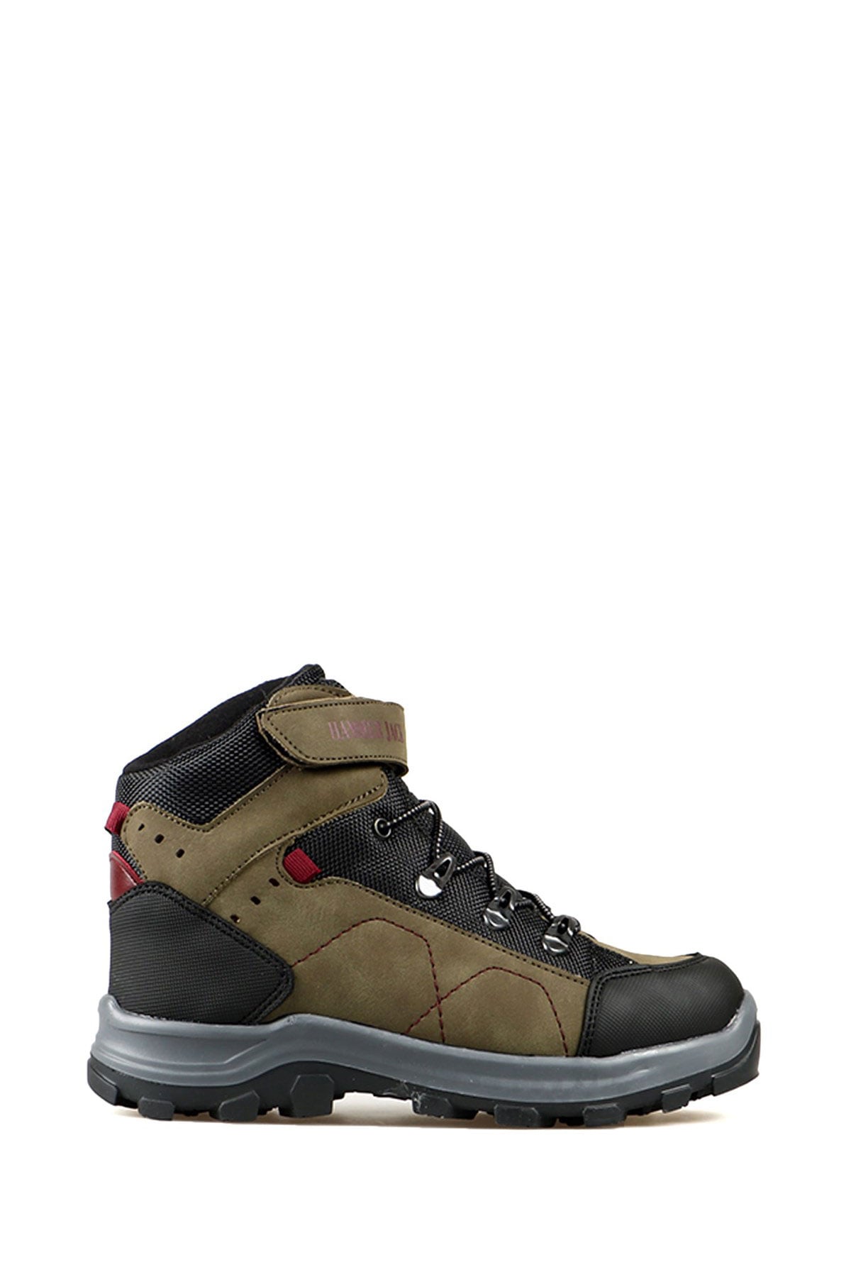 Hammer Jack Haki-Siyah-Bordo Çocuk Bot 566 540-F
