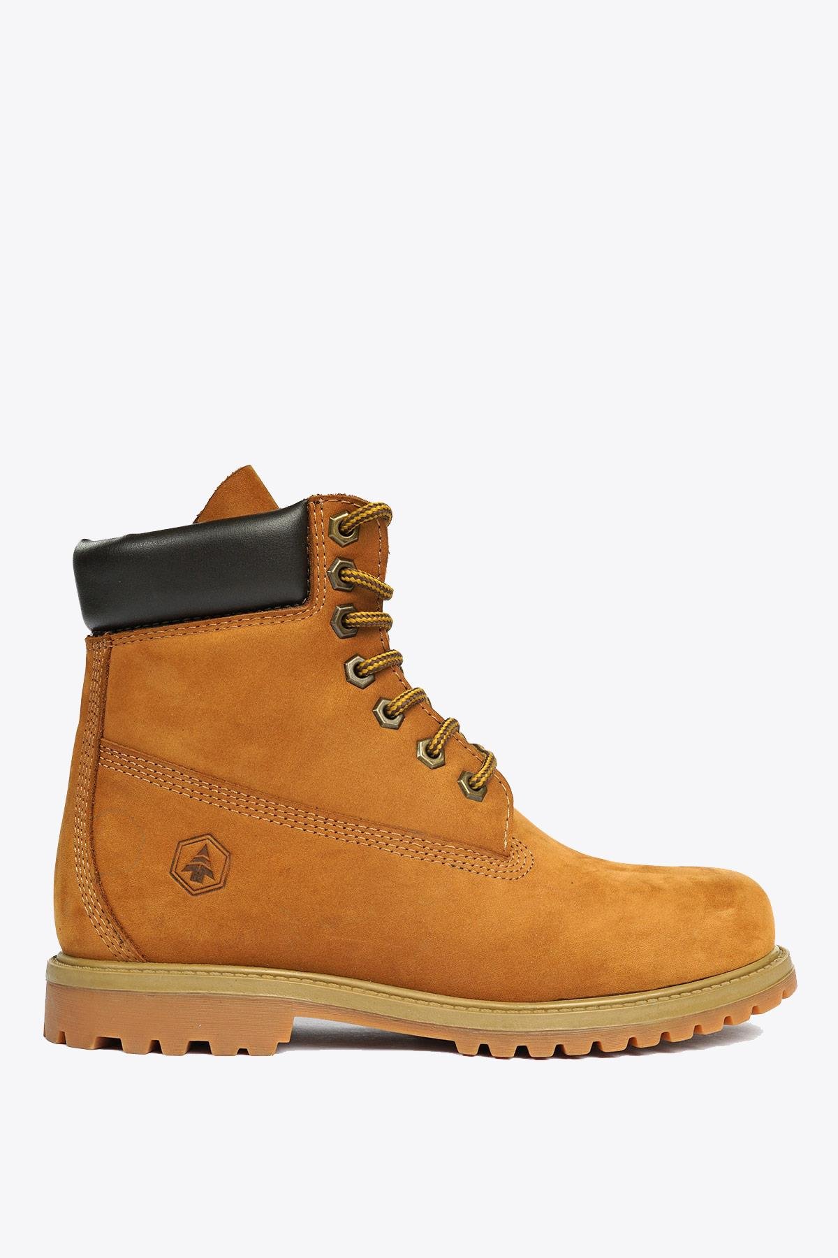 Hammer Jack Hakiki Deri Tarçın Nubuk Unisex Bot | 101 1101-G-1161