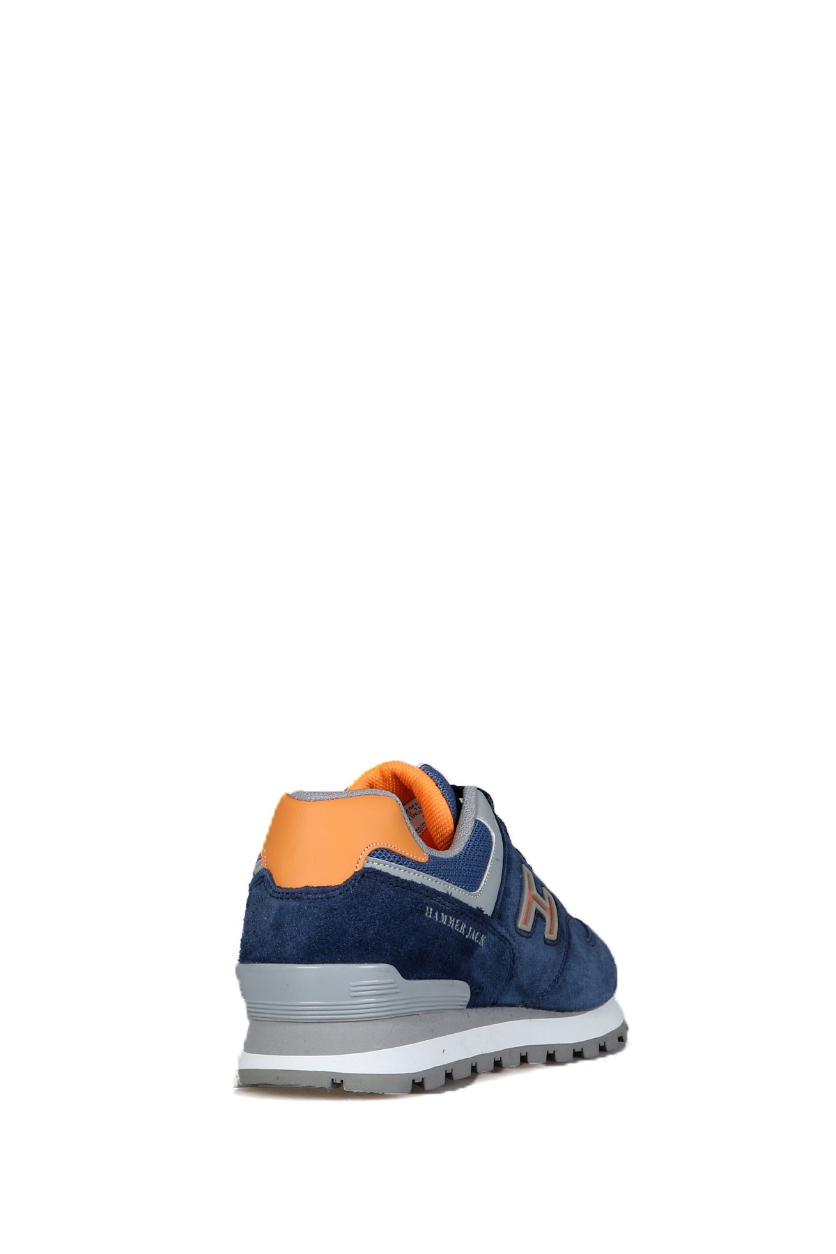 Hammer Jack Chile Hakiki Deri Koyu İndigo-Turuncu Kadın Spor