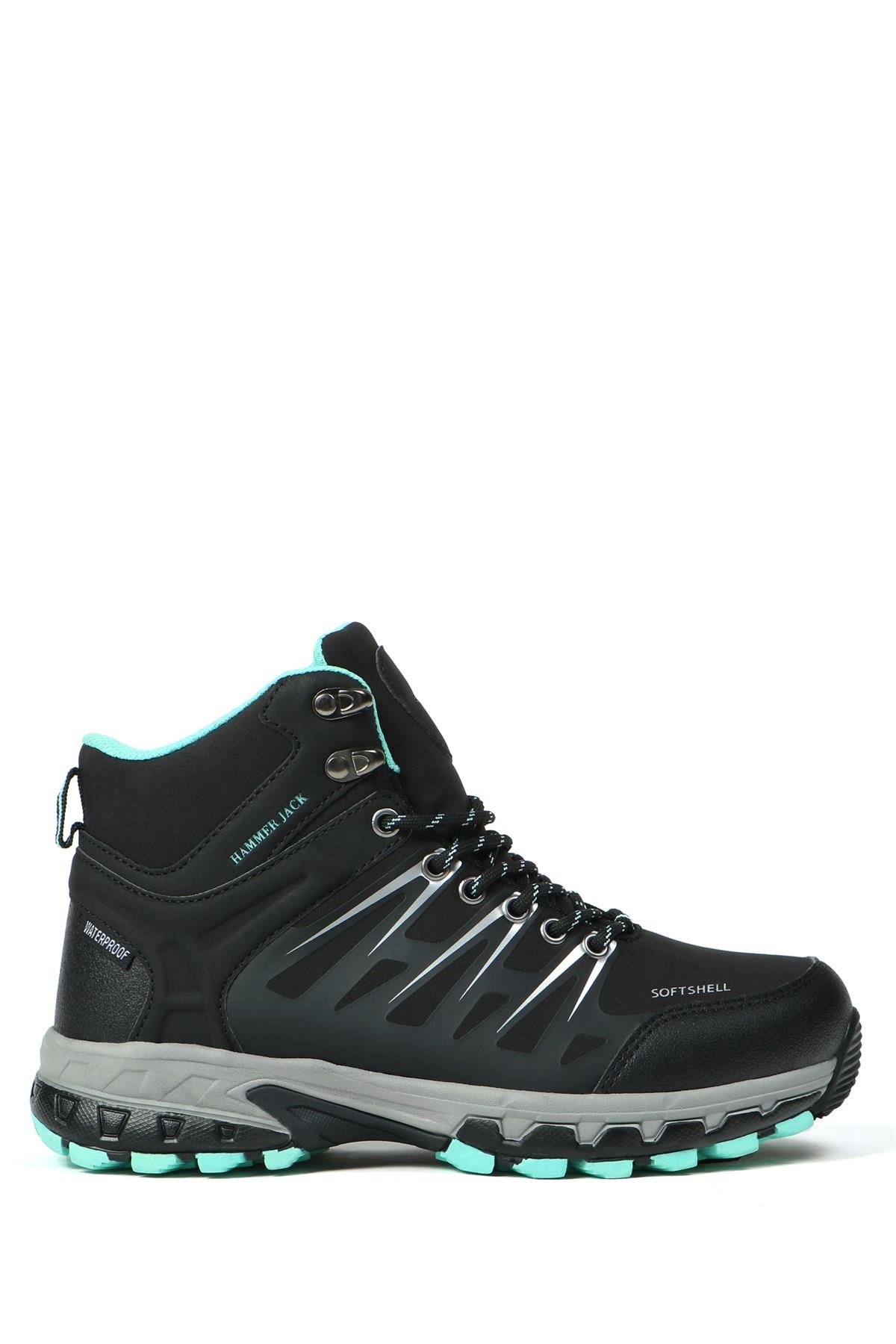 Hammer Jack Outdoor Su Geçirmez Siyah-Turkuaz Unisex Bot | 102 19900-G-11434