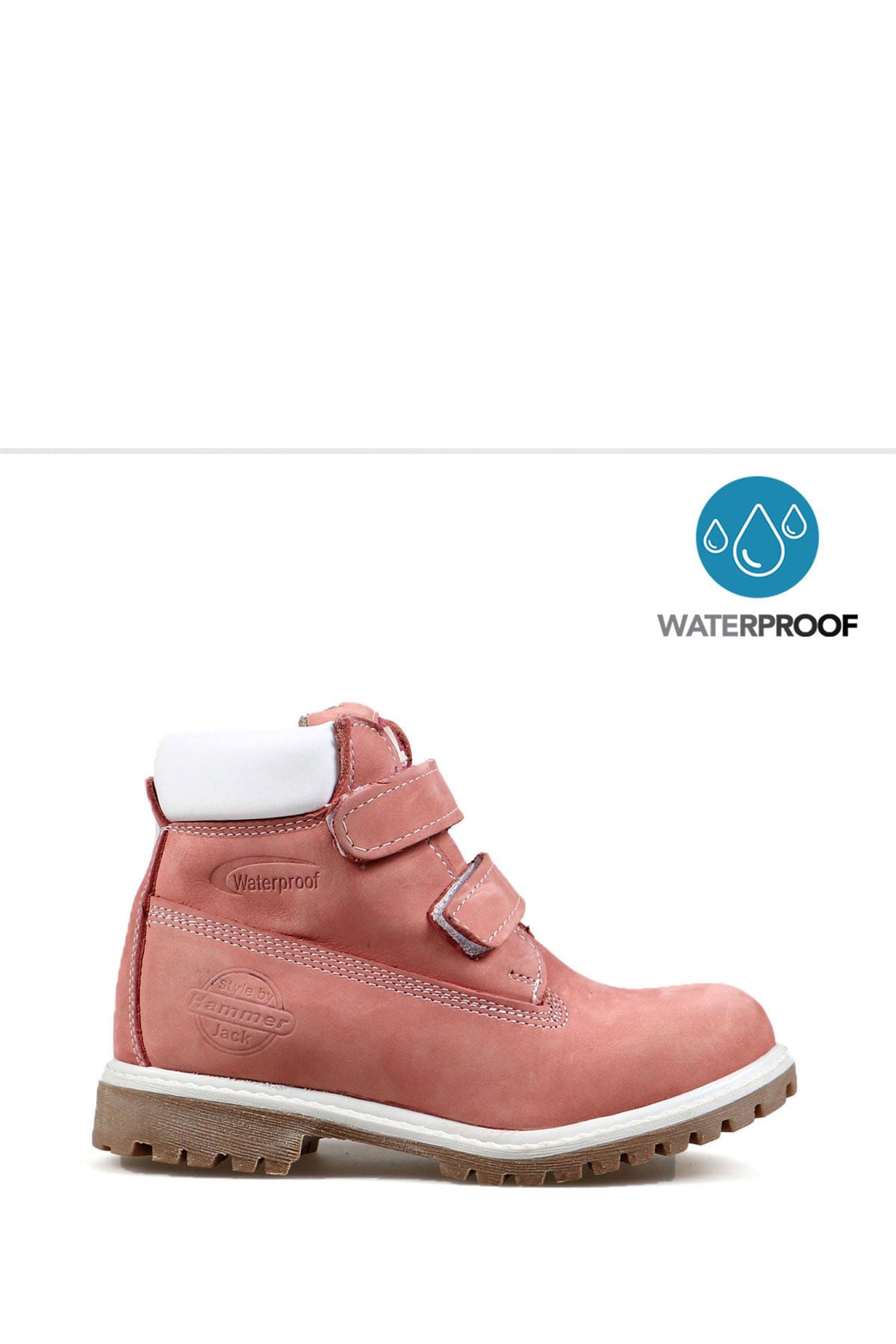 Hammer Jack Pembe Nubuk Çocuk Ayakkabı 101 1101-F