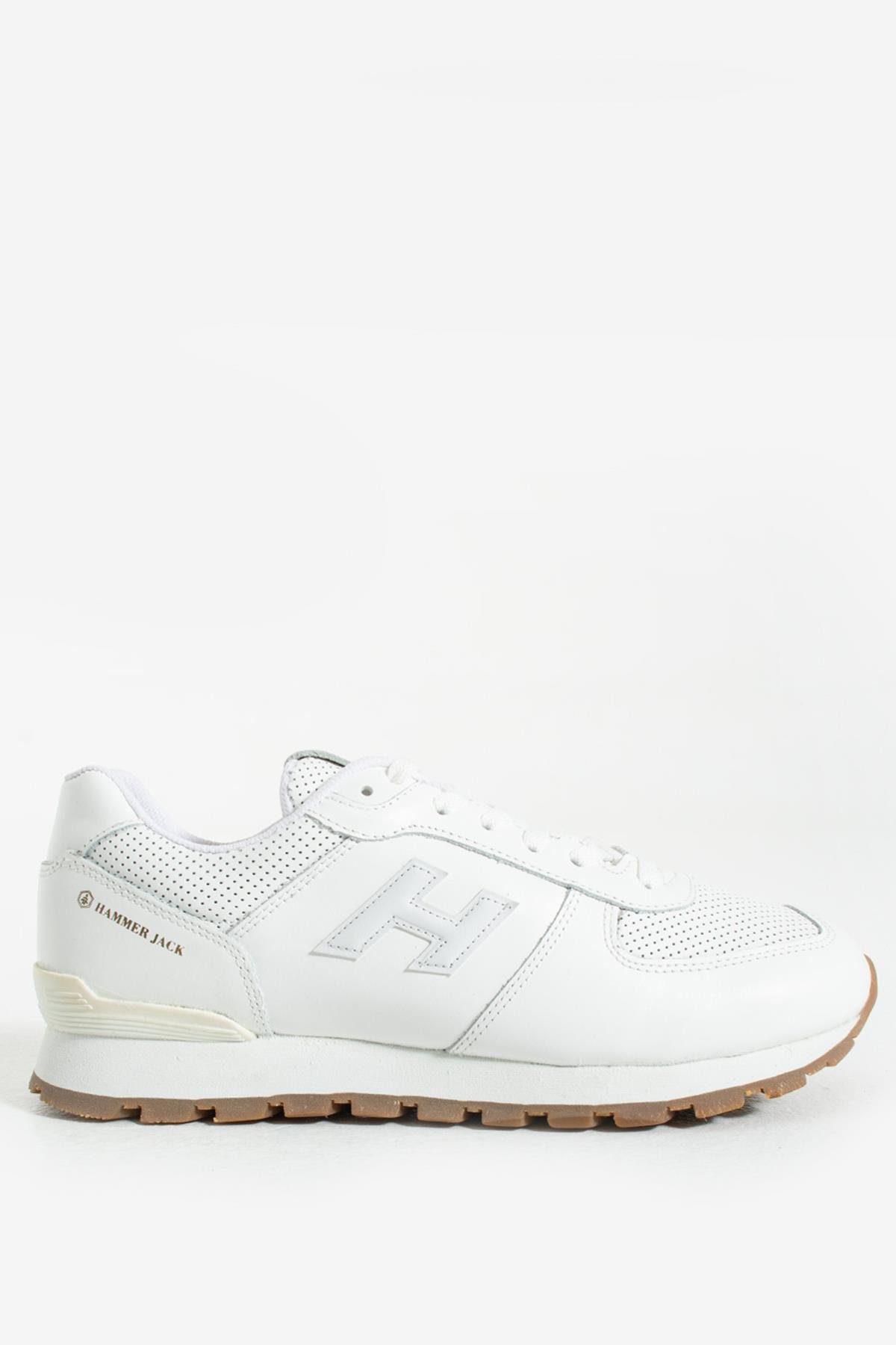 Hammer Jack Peru Hakiki Deri Beyaz Krep Erkek Spor Ayakkabı  | 102 19250P-M-11501
