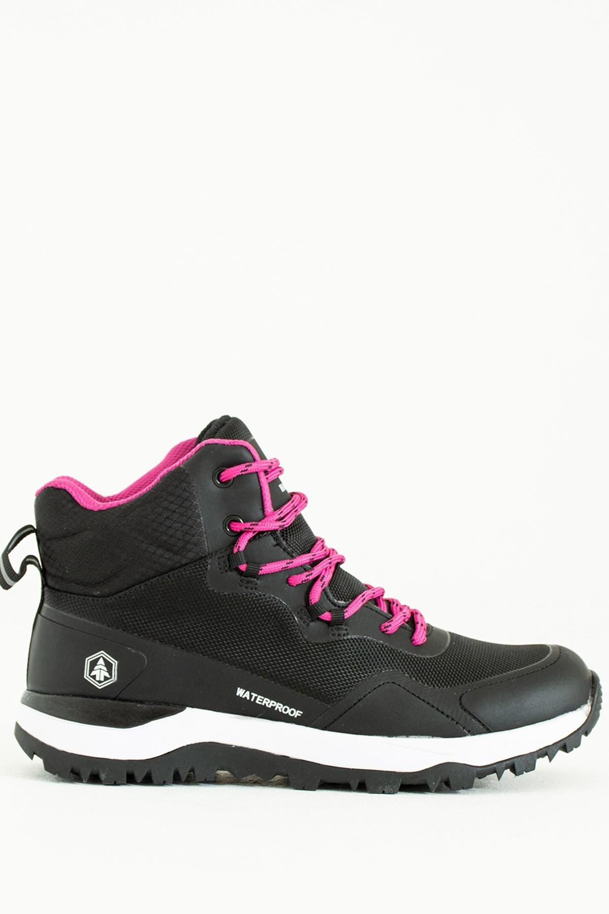 Hammer Jack Tulsa Outdoor Su Geçirmez Siyah Fuşya Kadın Bot | 101 21656-Z-11423