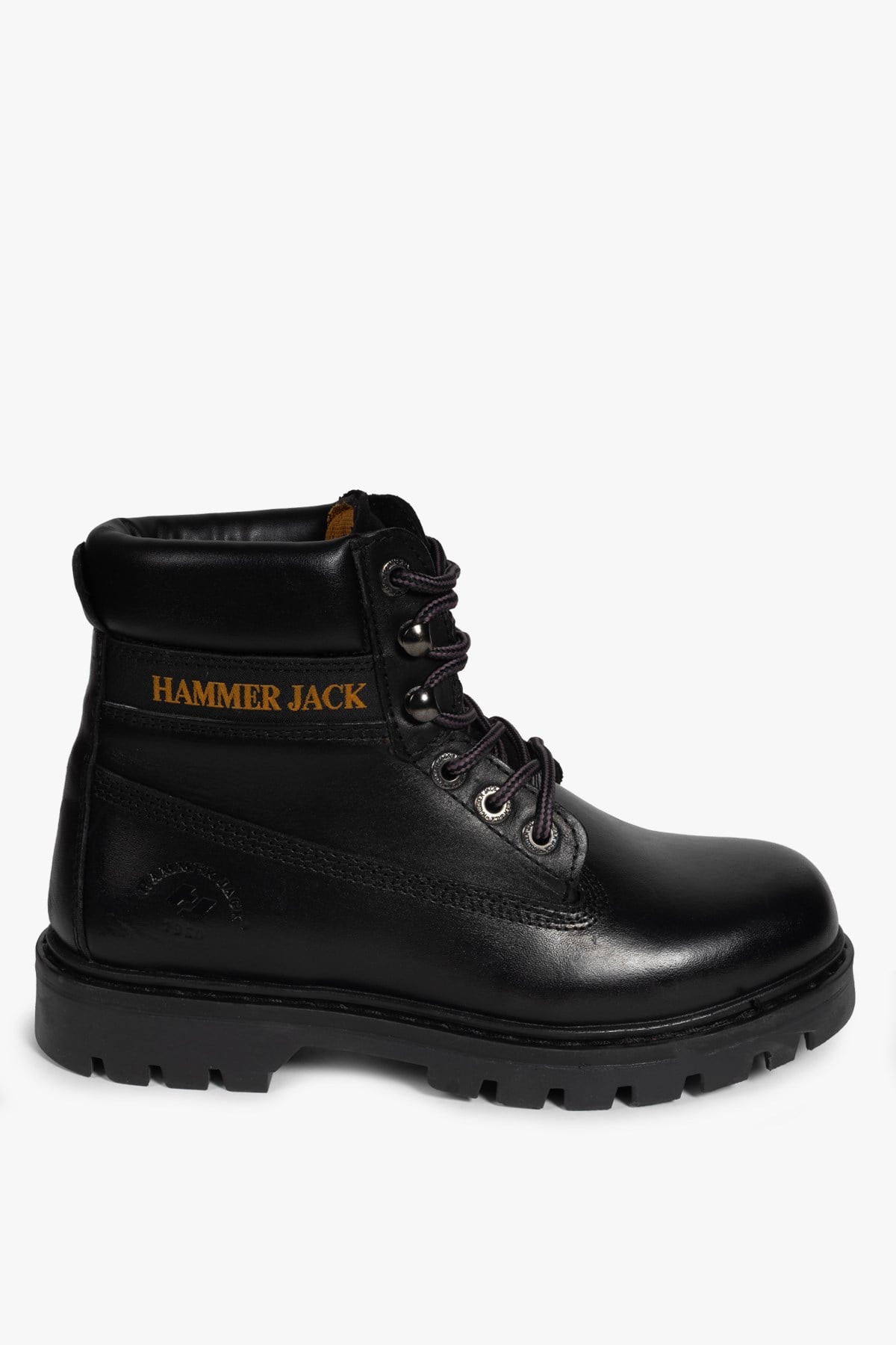 Hammer Jack Hakiki Deri Siyah Full-Up Kadın Bot