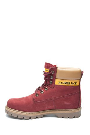 Hammer Jack Bordo Nubuk Erkek Ayakkabı