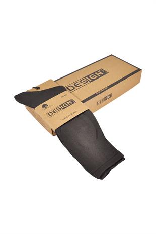 %100 Pamuk Soket Erkek Çorabı - 40-42 / 43-45 - Kahve - 6 Çift | Design Socks