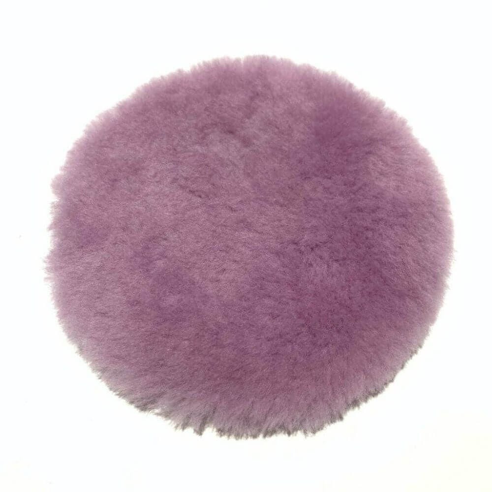 Lambswool Polishing Pad 160mm - Mor Yün Pasta Keçesi