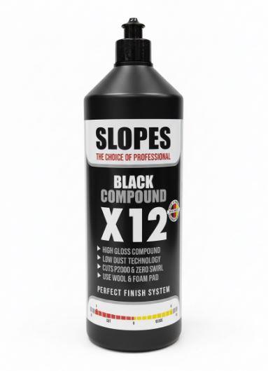 SLOPES X12 SİYAH TEK ADIM PASTA 1LT