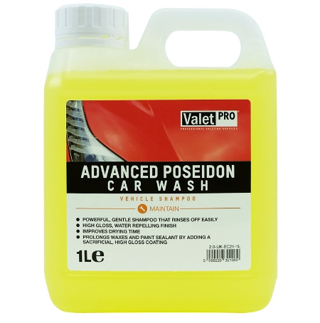 Valet Pro Advanced Poseidon - Cilalı Parlatıcı Şampuan 1 LT