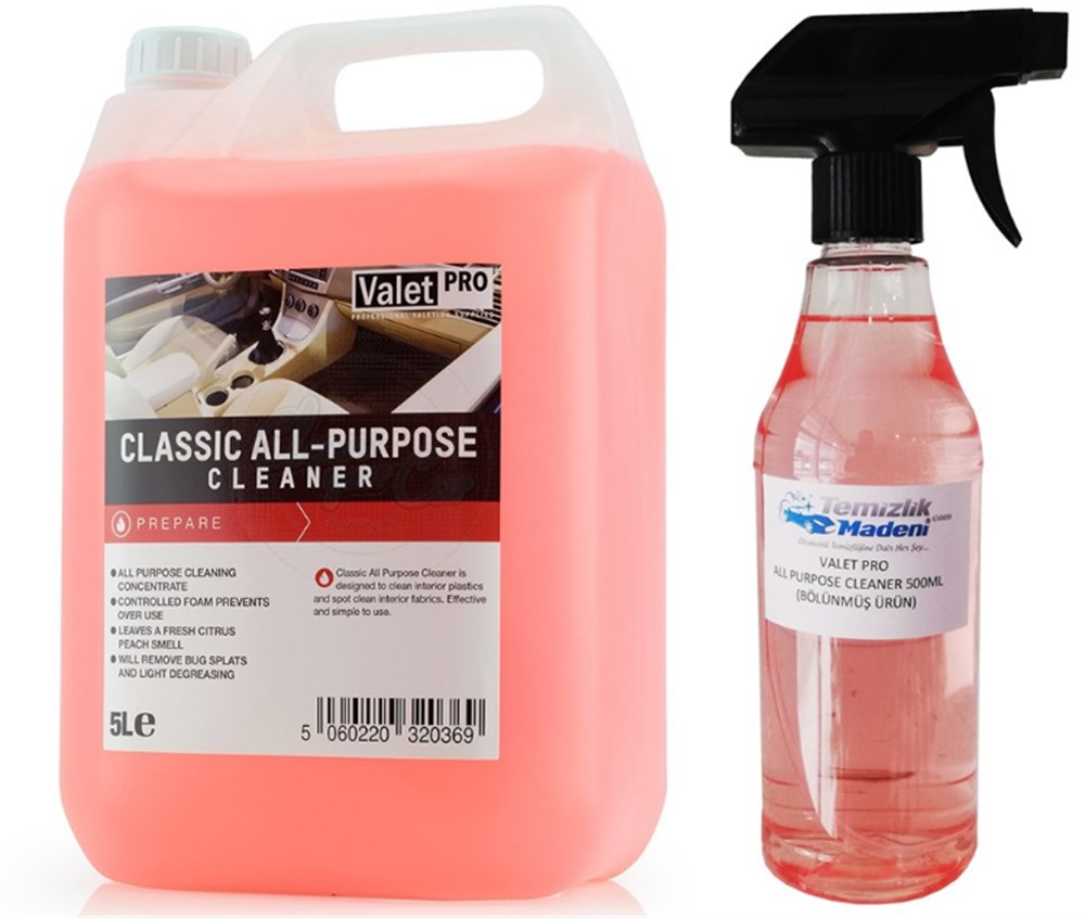 Valet Pro Classic All Purpose Cleaner 500ML (Bölünmüş Ürün)