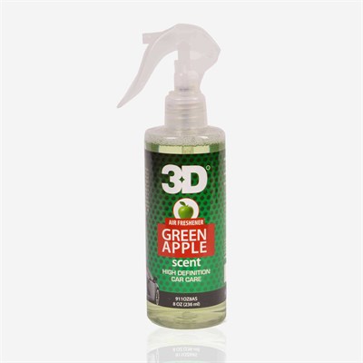 3D HD Air Freshener Green Apple Yeşil Elma Oto Ve Ortam Parfümü 236 Ml