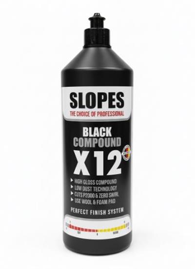 SLOPES X12 SİYAH TEK ADIM PASTA 1LT