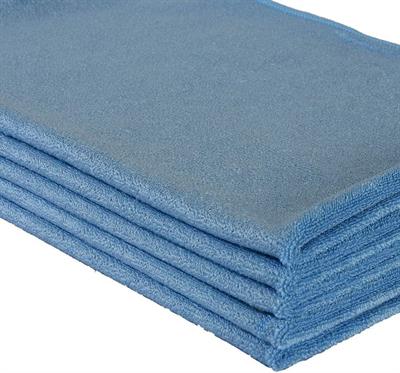 Polikur Mikrofiber Kadife Dokulu Oto Kurulama Bezi Mavi 50 X 70 CM