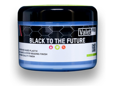 Valet Pro Plastik ve Trim Parlatıcı Jel - Black To The Future 250ml