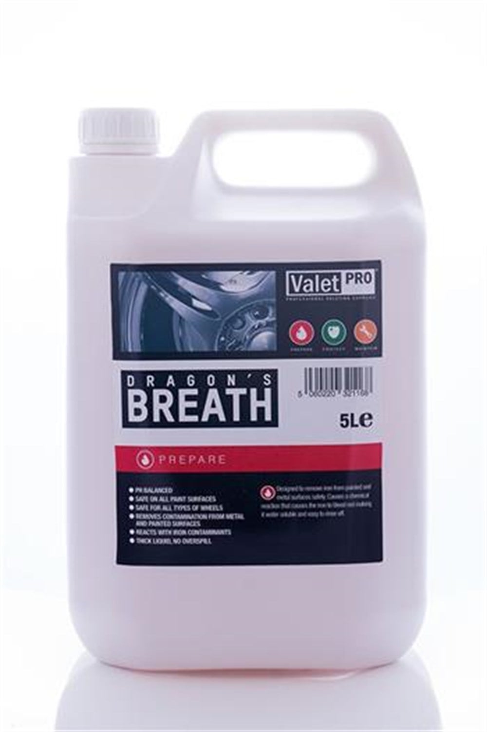  ValetPRO Dragon’s Breath Demir Tozu Temizleyici - 5L