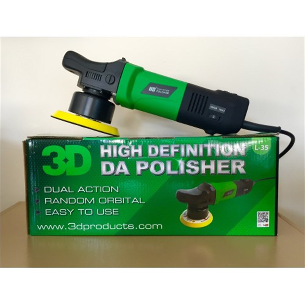 3D-HD Dual Action Polisher - Orbital Pasta -Cila Makinası
