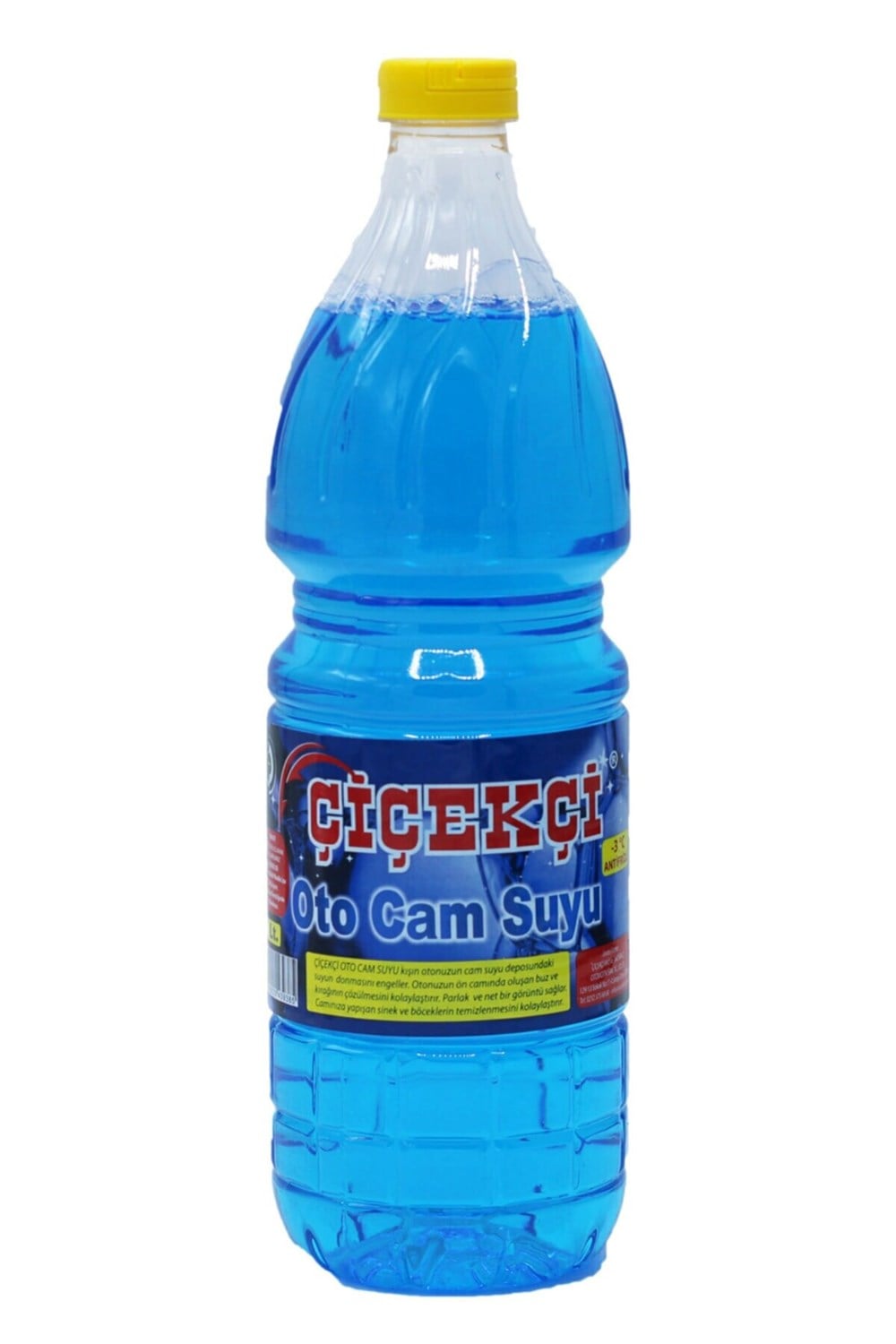 ÇİÇEKÇİ Oto Cam Silecek Suyu 1 Litre -3 Derece Yaz Kış Kullanım