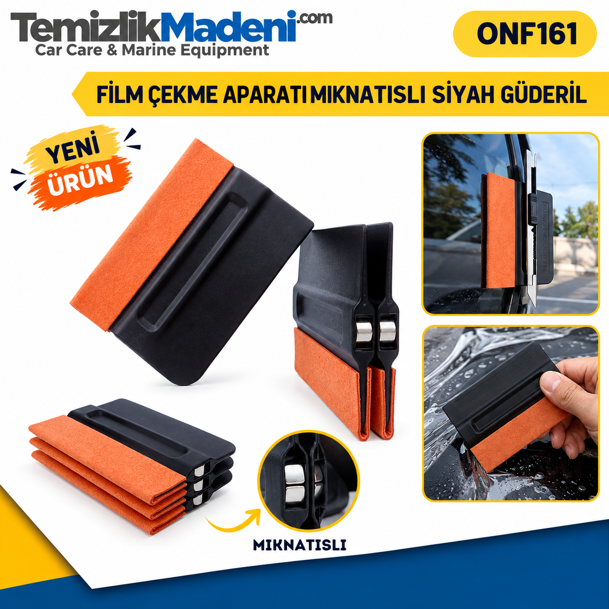 FİLM ÇEKME APARATI MIKNATISLI SİYAH GÜDERİ
