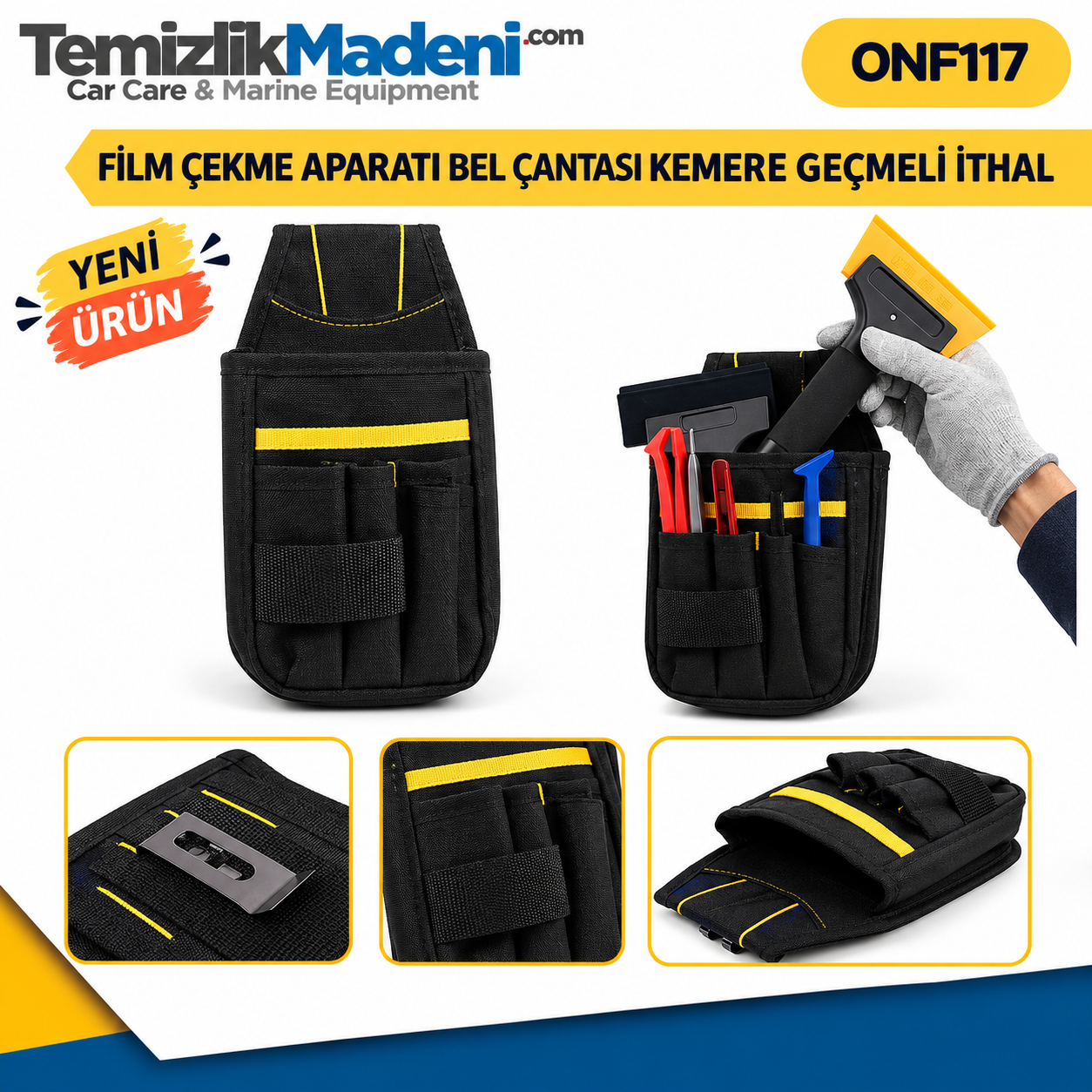 FİLM ÇEKME APARATLARI ÇANTASI KEMERE KÜÇÜK İTHAL