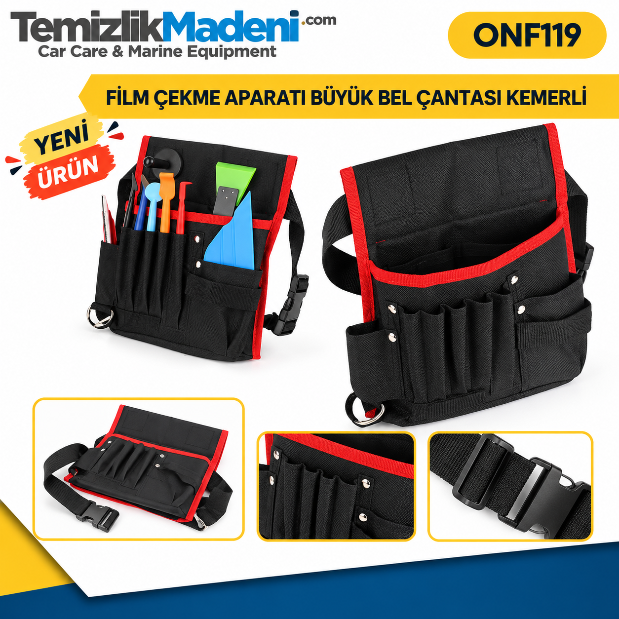 FİLM ÇEKME APARATLARI ÇANTASI KEMERLİ BÜYÜK İTHAL