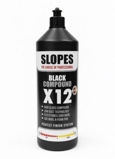 SLOPES X12 SİYAH TEK ADIM PASTA 1LT
