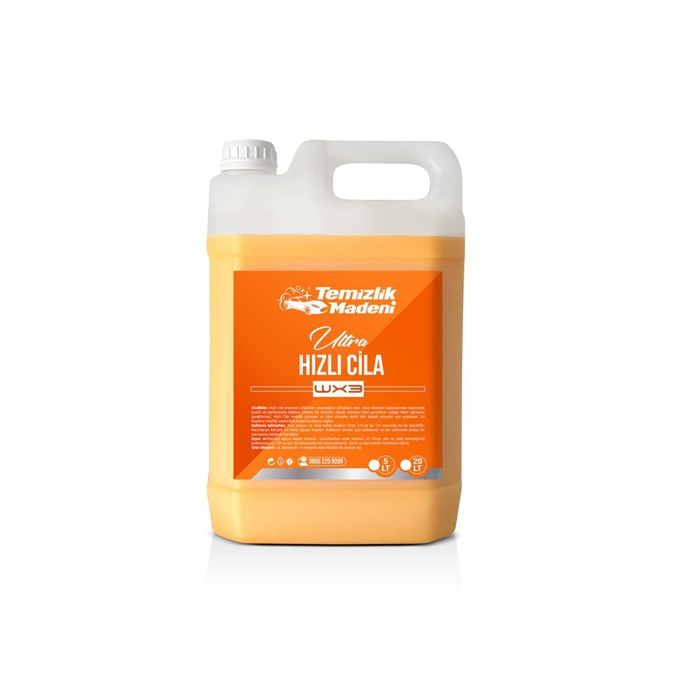 Temizlik Madeni Ultra Hızlı Cila WX3 - 5LT